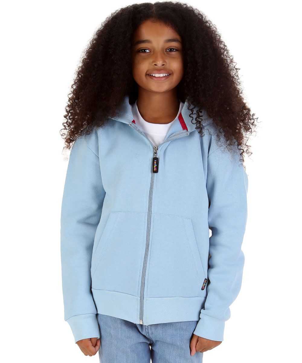 Trendy Toggs Kids Plain Denim Zip Up Hoodie