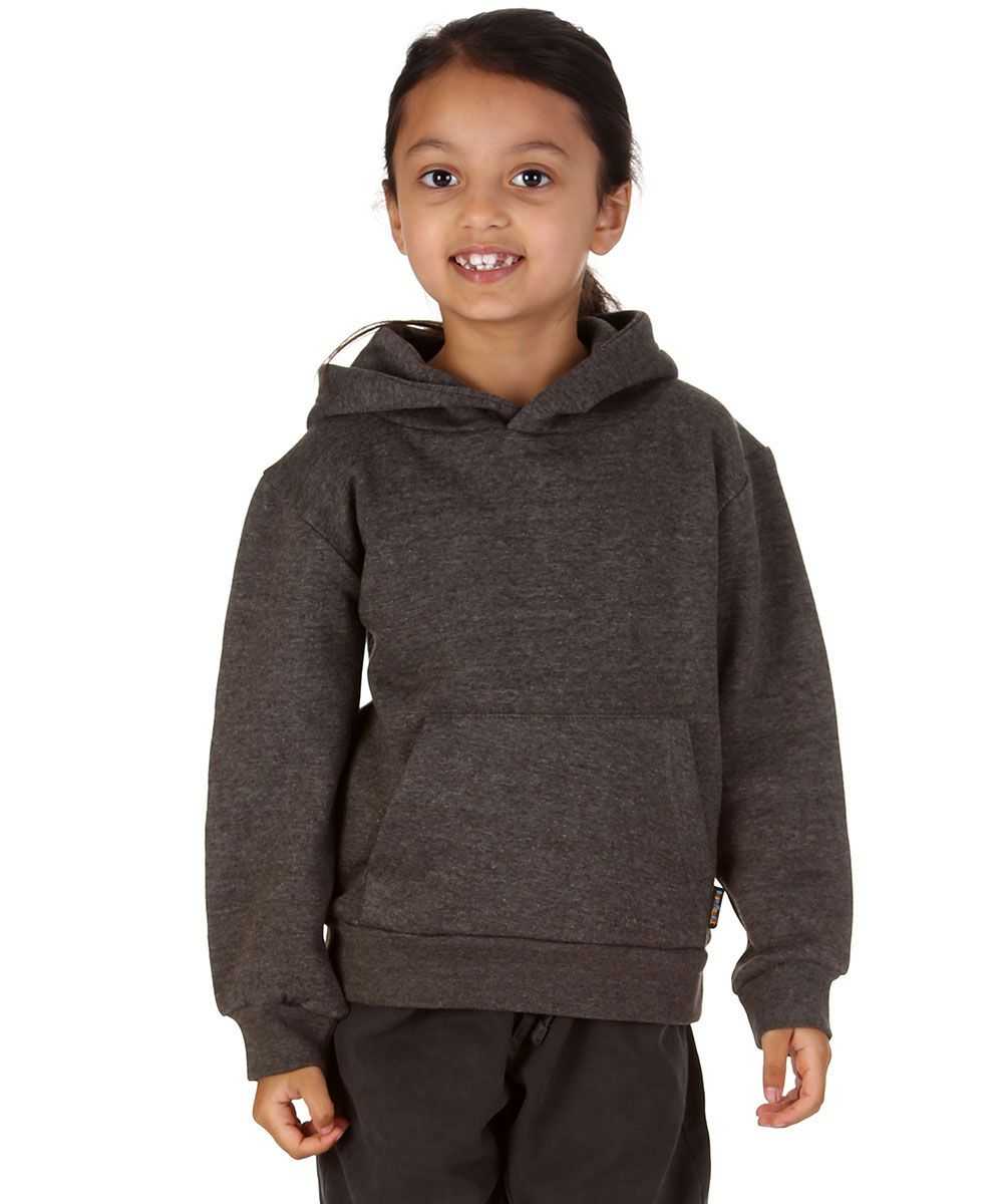 Trendy Toggs Kids Plain Overhead Charcoal Hoodie
