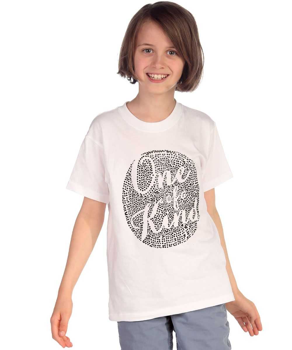 Trendy Toggs Kids One Of A Kind Rhinestone White T-shirt