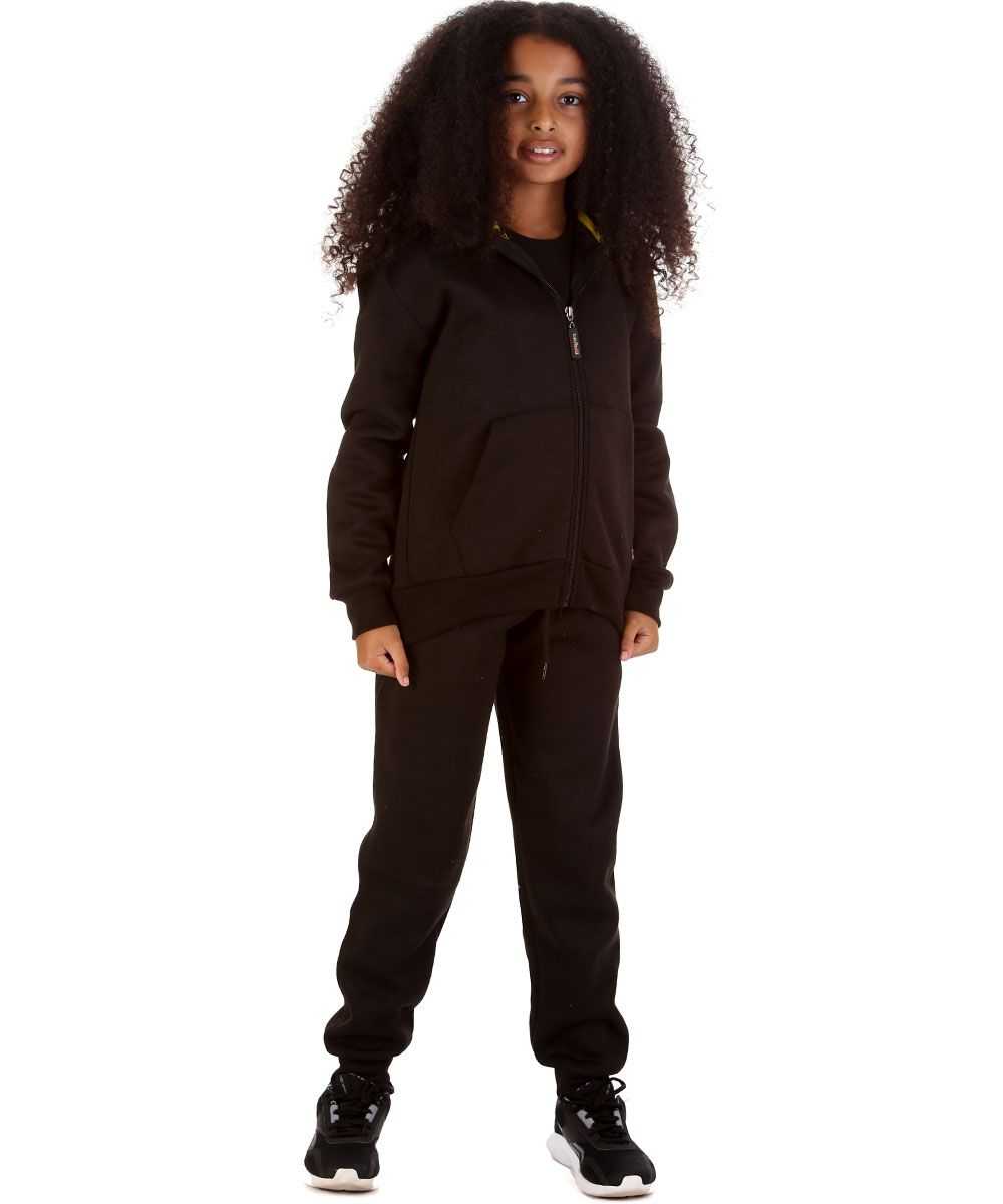 Trendy Toggs Kids Zip Up Black Tracksuit