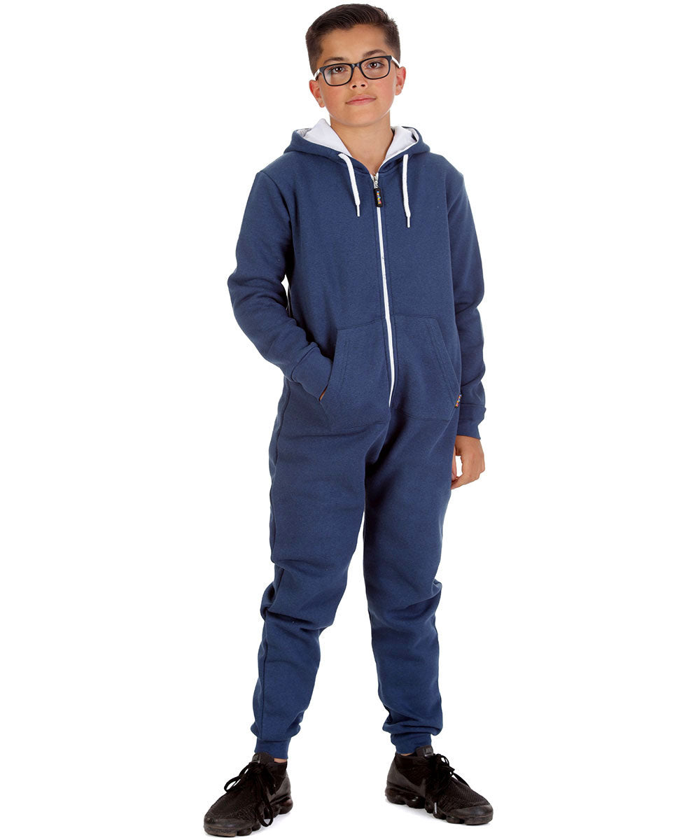 Trendy Toggs Kids Navy Blue Zip Up Onesie