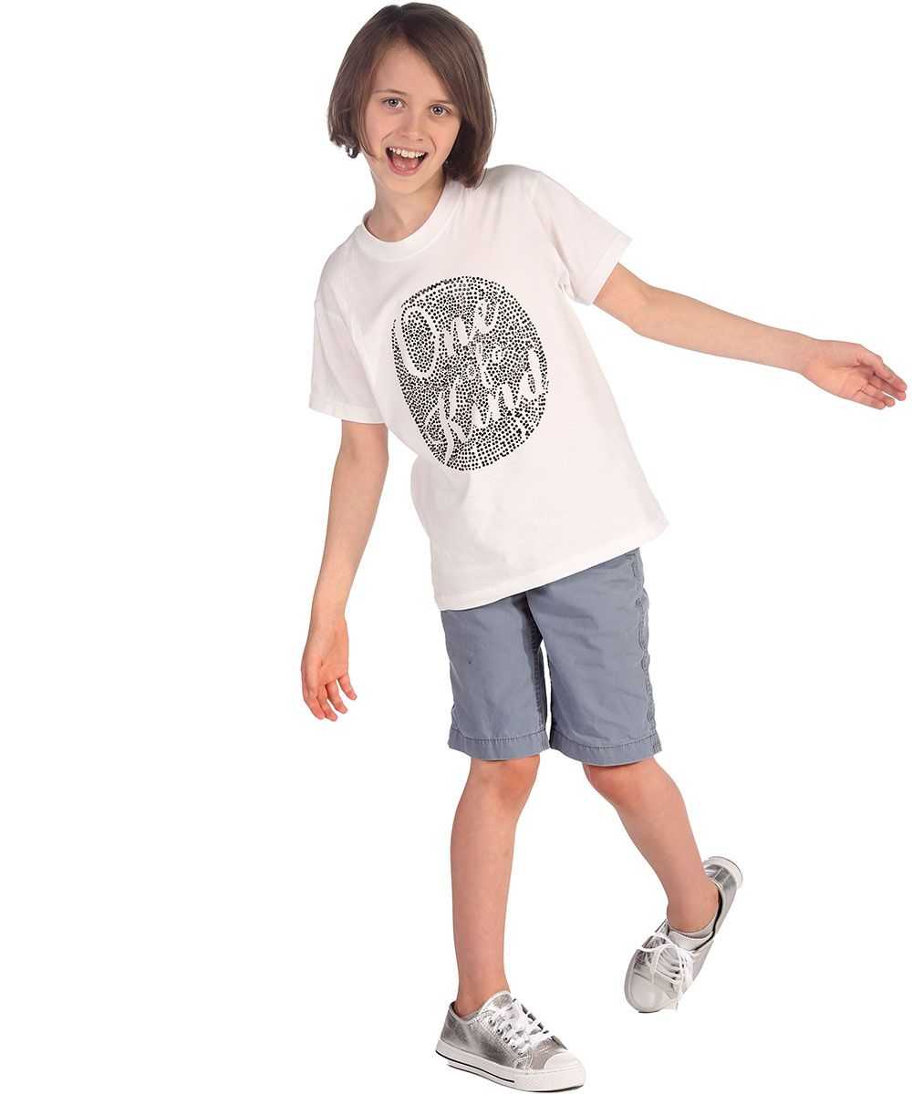 Trendy Toggs Kids One Of A Kind Rhinestone White T-shirt