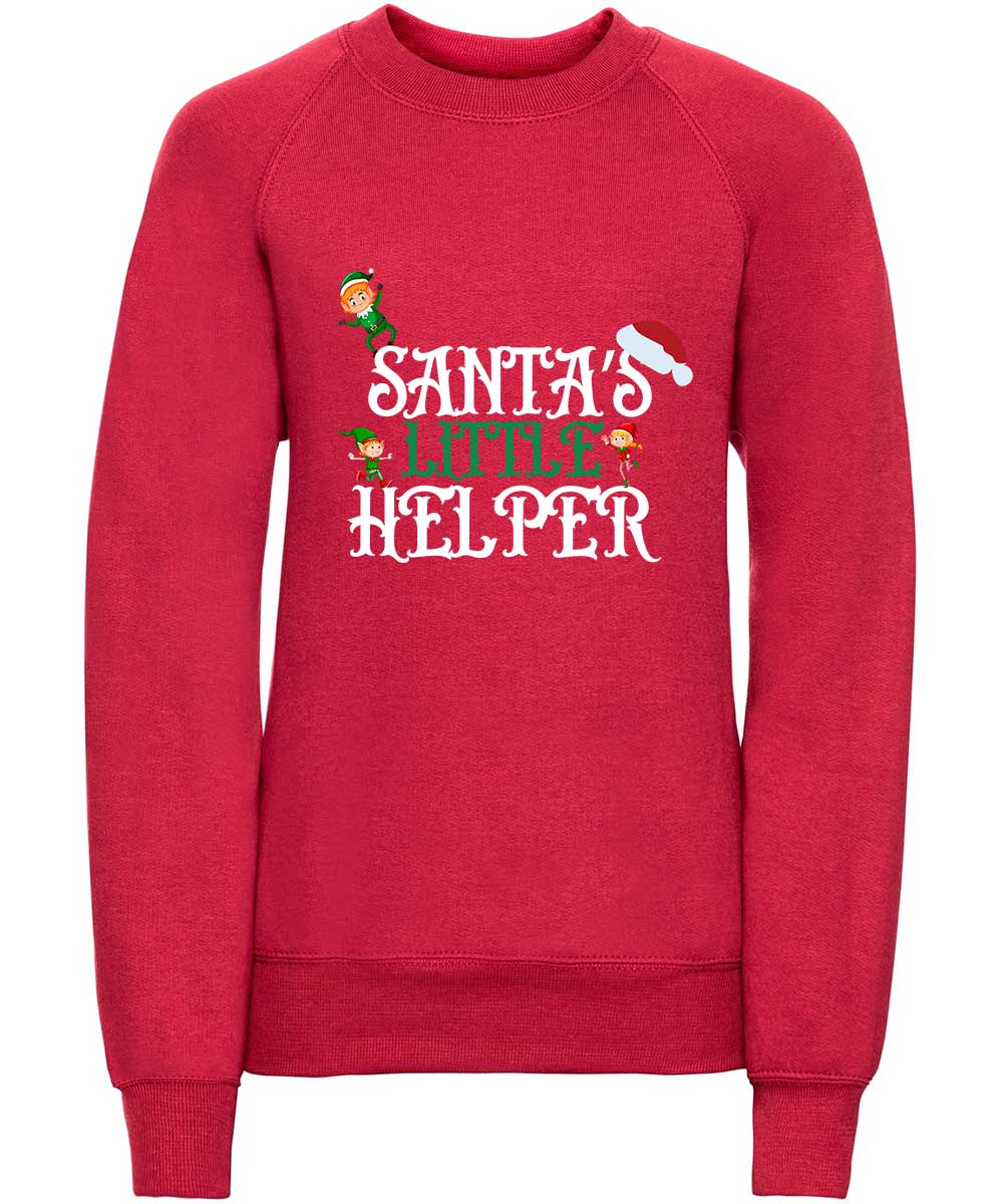 Trendy Toggs Kids Santa's little Helper Jumper Red
