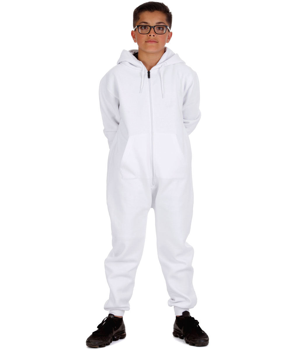 Trendy Toggs Kids White Zip Up Onesie