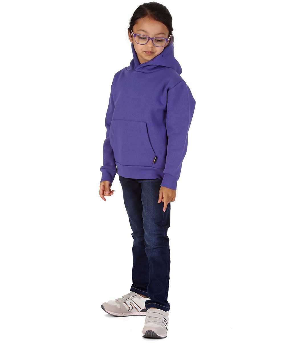 Trendy Toggs Kids Plain Overhead Purple Hoodie