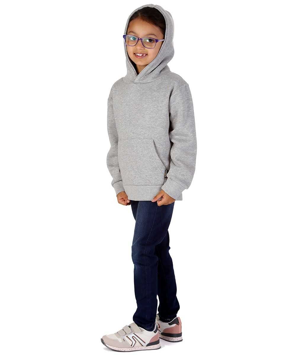 Trendy Toggs Kids Plain Overhead Oxford Grey Hoodie