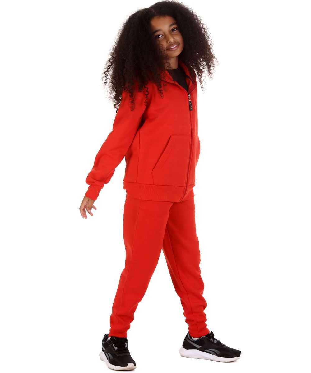 Trendy Toggs Kids Zip Up Red Tracksuit