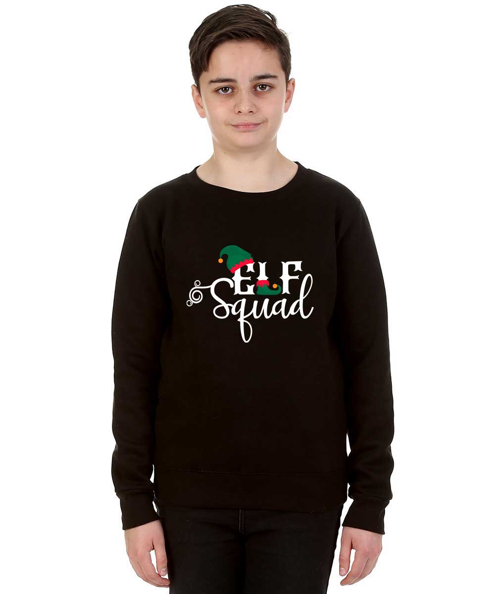 Trendy Toggs Kids Elf Squad Jumper Black