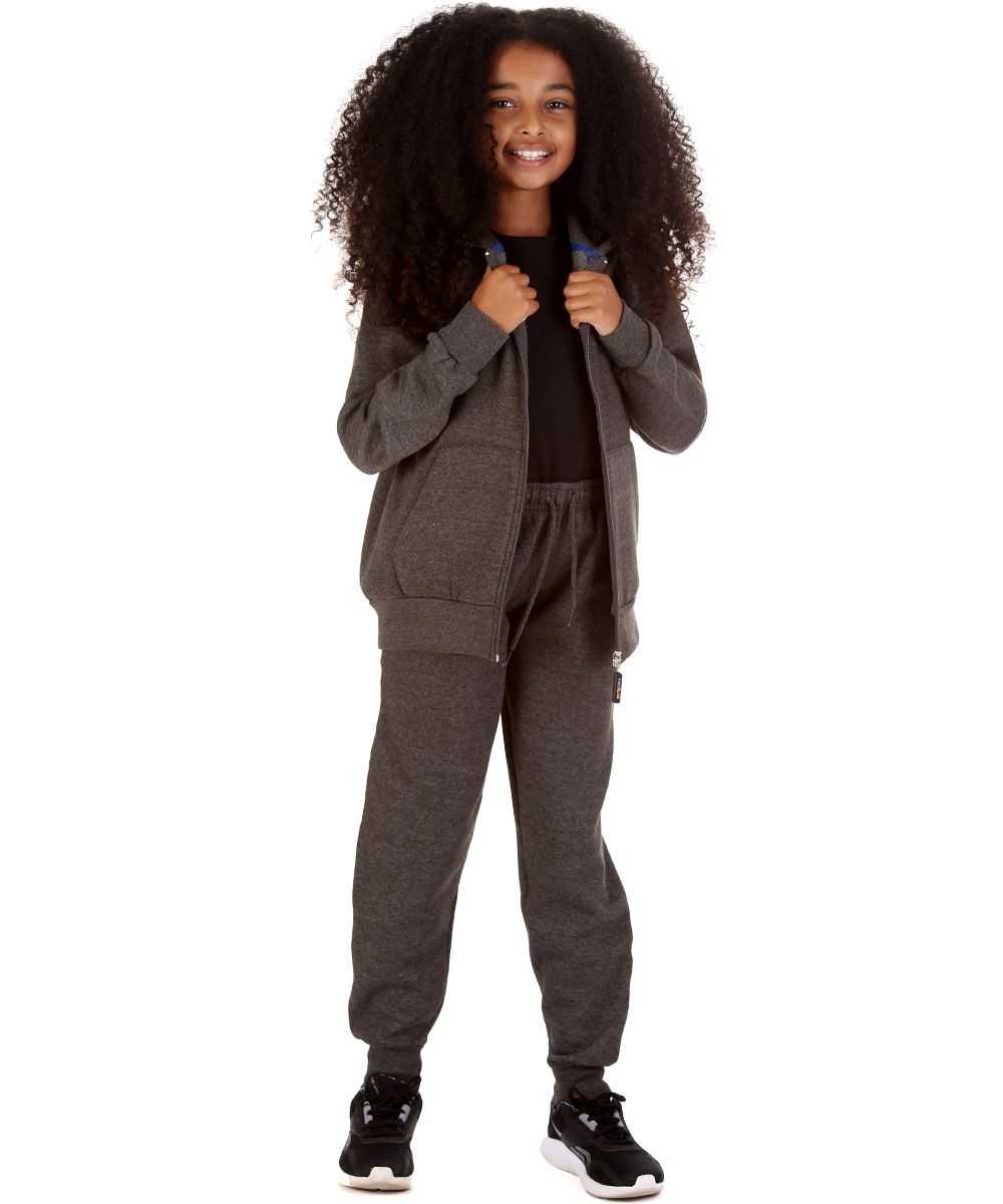 Trendy Toggs Kids Zip Up Charcoal Tracksuit