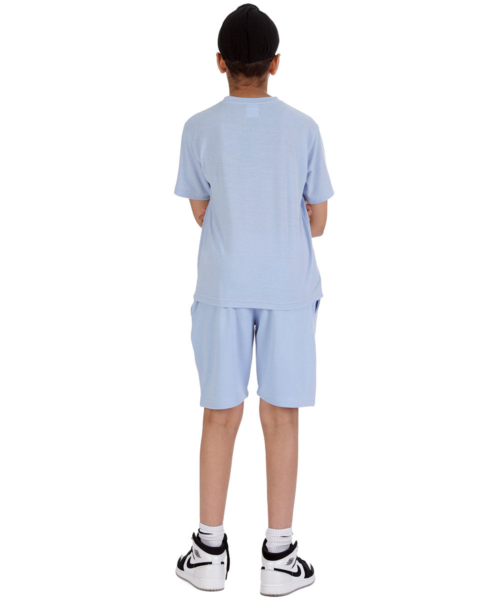 Kids Denim T-shirt and Shorts Set