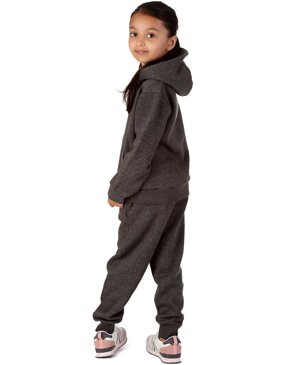 Trendy Toggs Kids Overhead Hoodie Charcoal Tracksuit