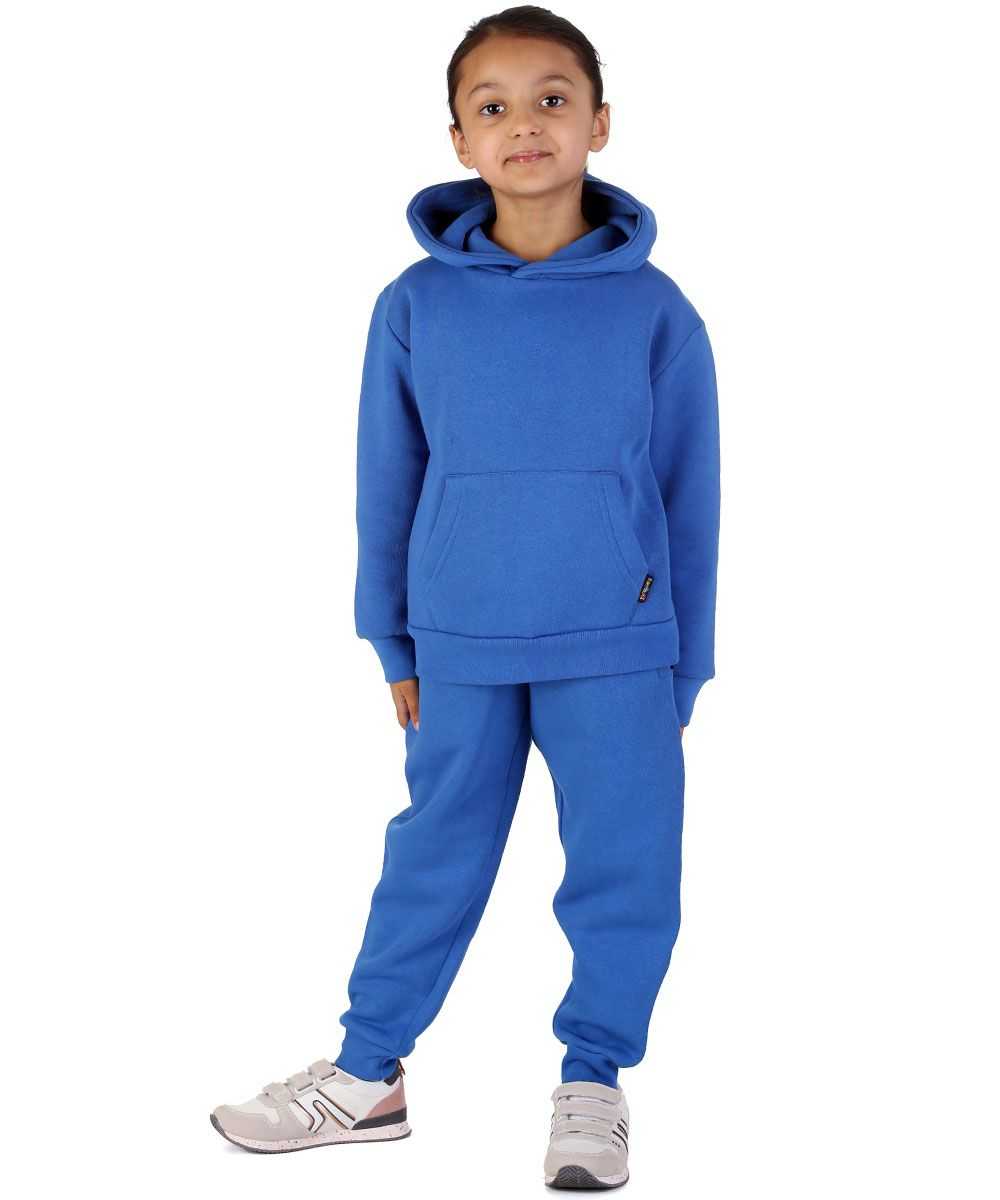 Trendy Toggs Kids Overhead Hoodie Royal Blue Tracksuit