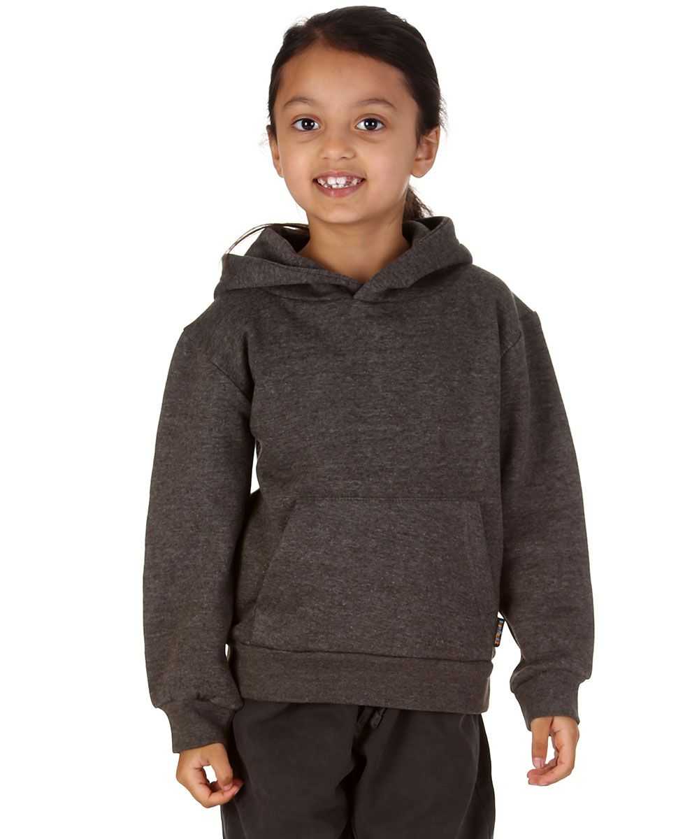 Trendy Toggs Kids Plain Overhead Charcoal Hoodie