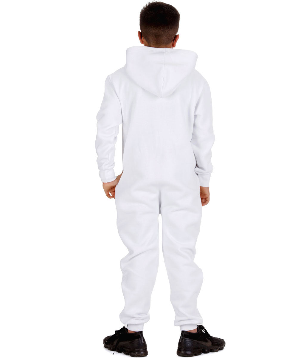 Trendy Toggs Kids White Zip Up Onesie