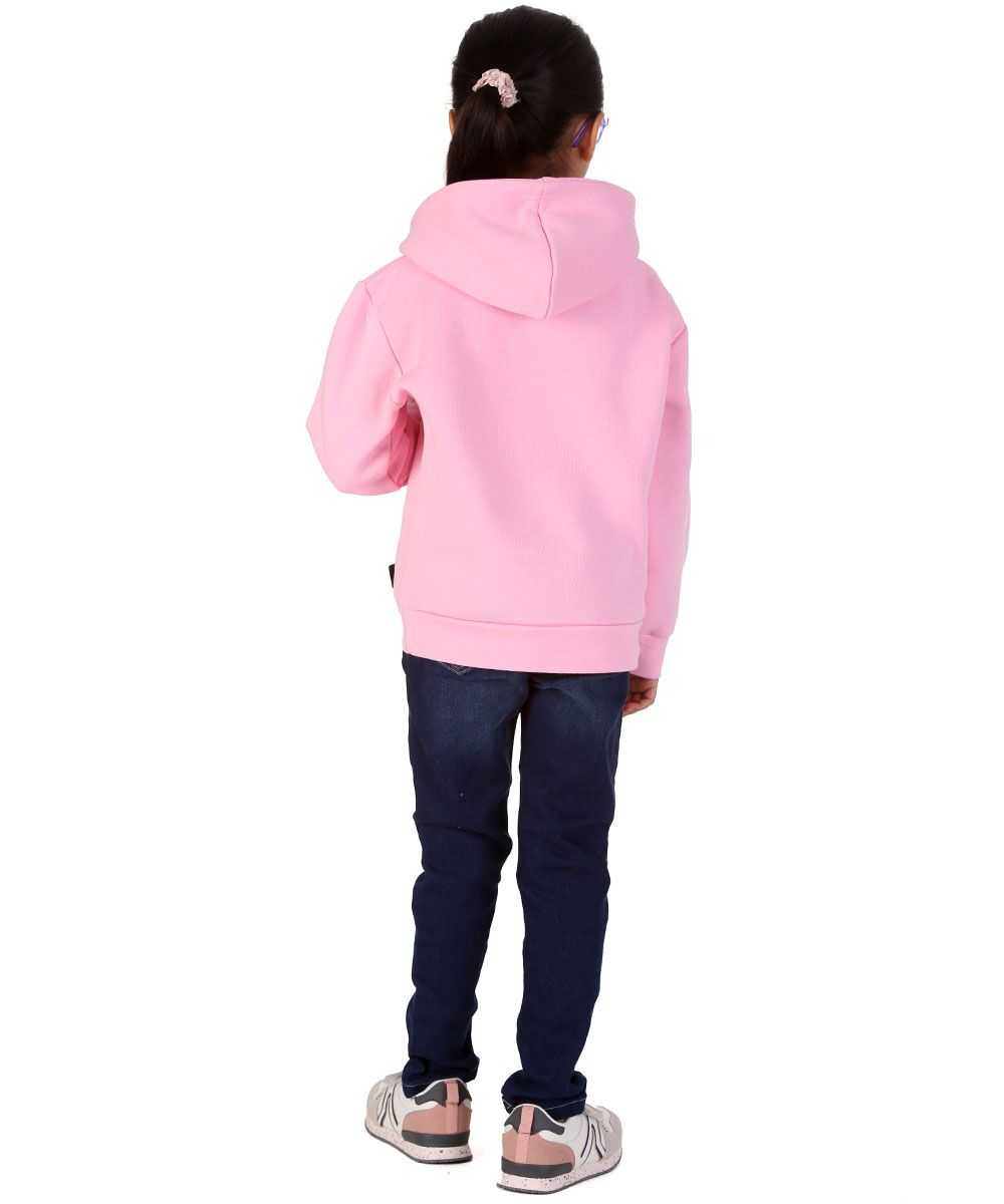 Trendy Toggs Kids Plain Overhead Pink Hoodie