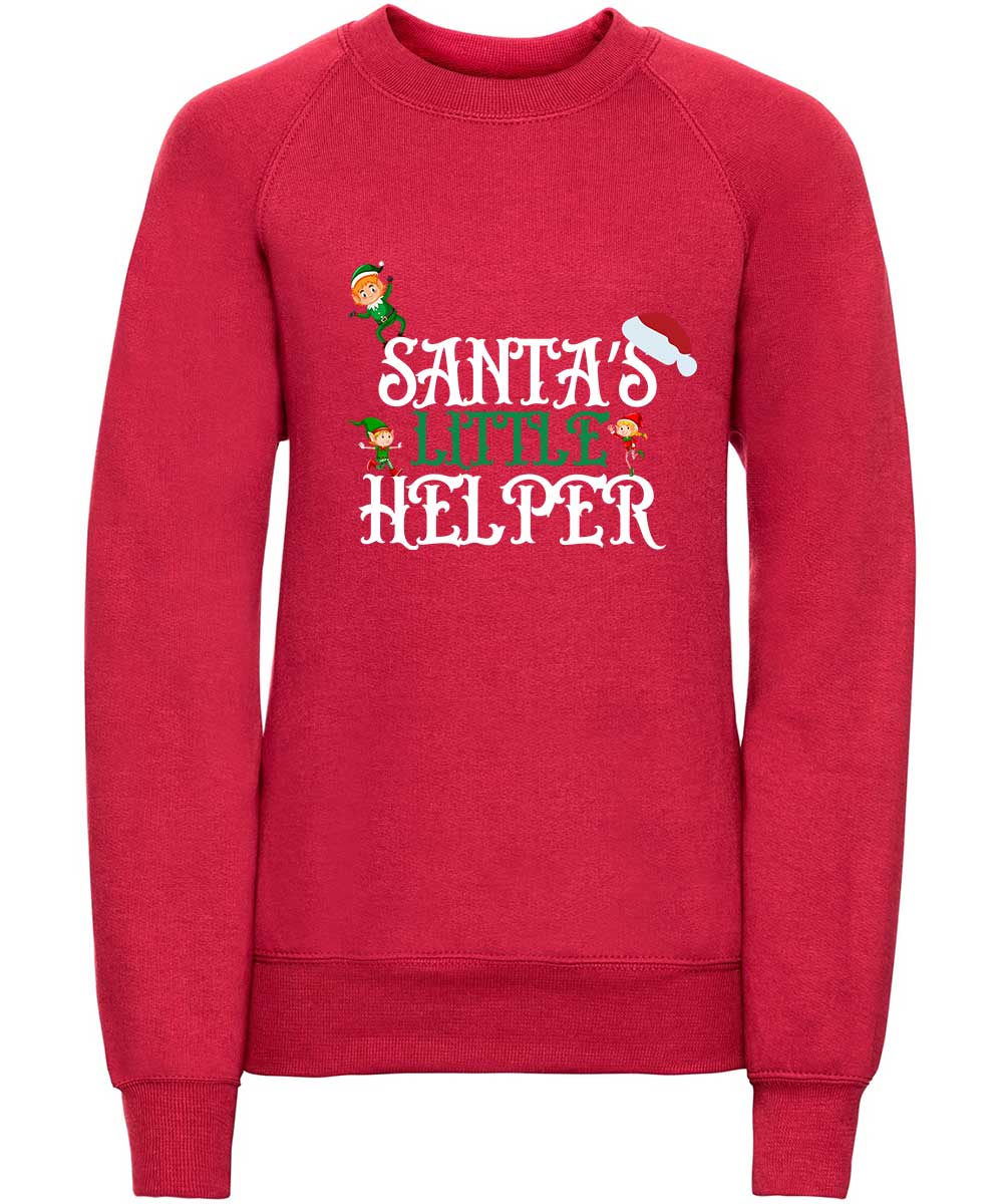 Trendy Toggs Kids Santa's little Helper Jumper Red