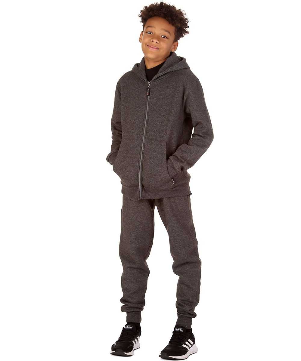 Trendy Toggs Kids Zip Up Charcoal Tracksuit