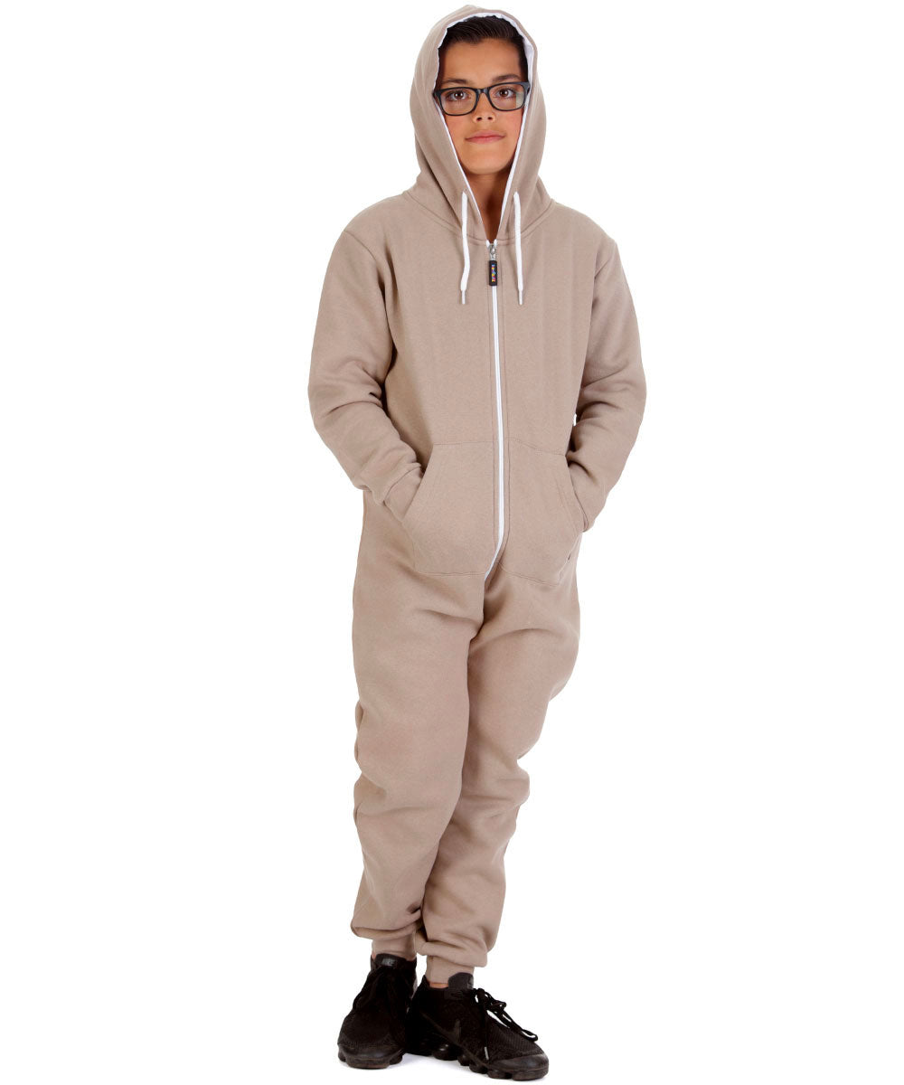 Trendy Toggs Kids Mocha Zip Up Onesie