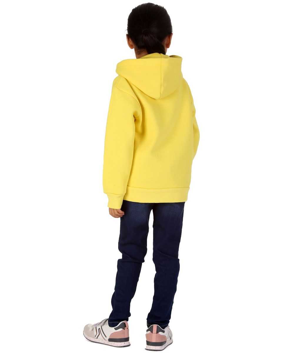 Trendy Toggs Kids Plain Overhead Yellow Hoodie