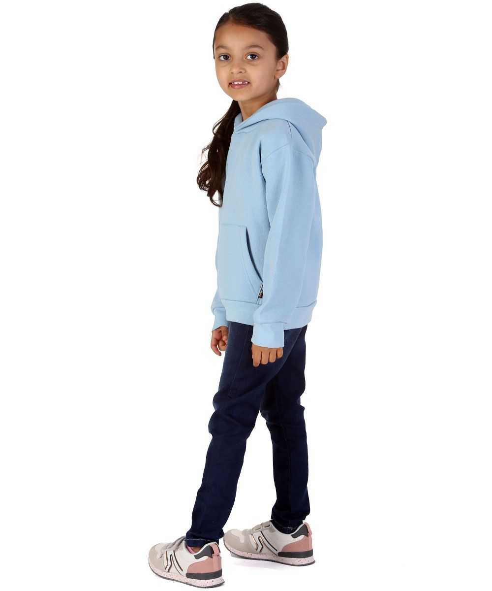 Trendy Toggs Kids Plain Overhead Denim Hoodie