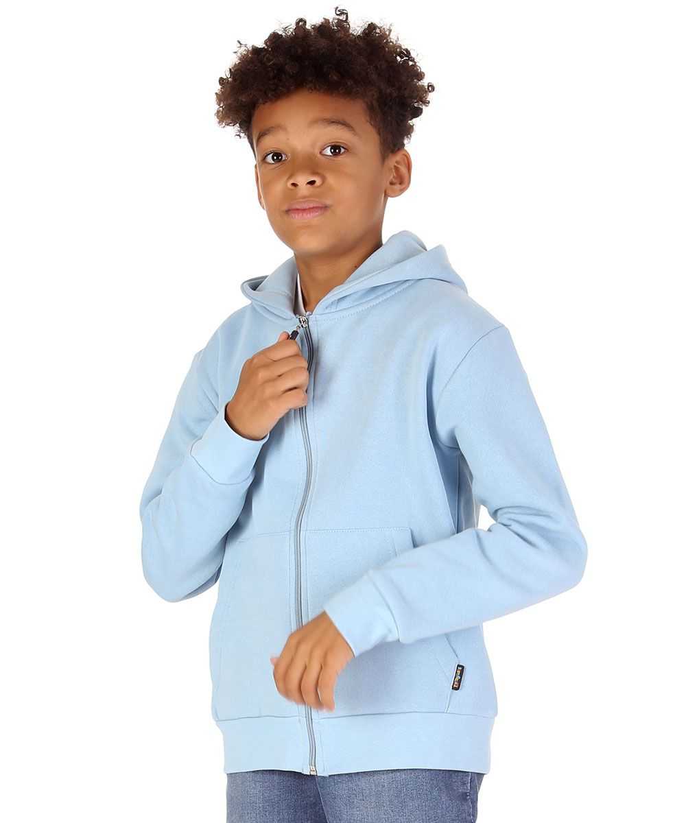 Trendy Toggs Kids Plain Denim Zip Up Hoodie