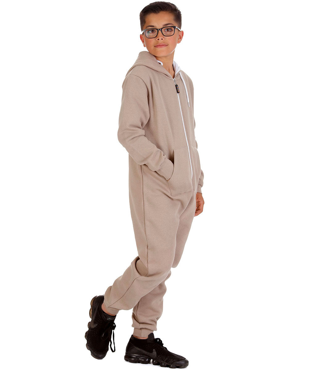 Trendy Toggs Kids Mocha Zip Up Onesie