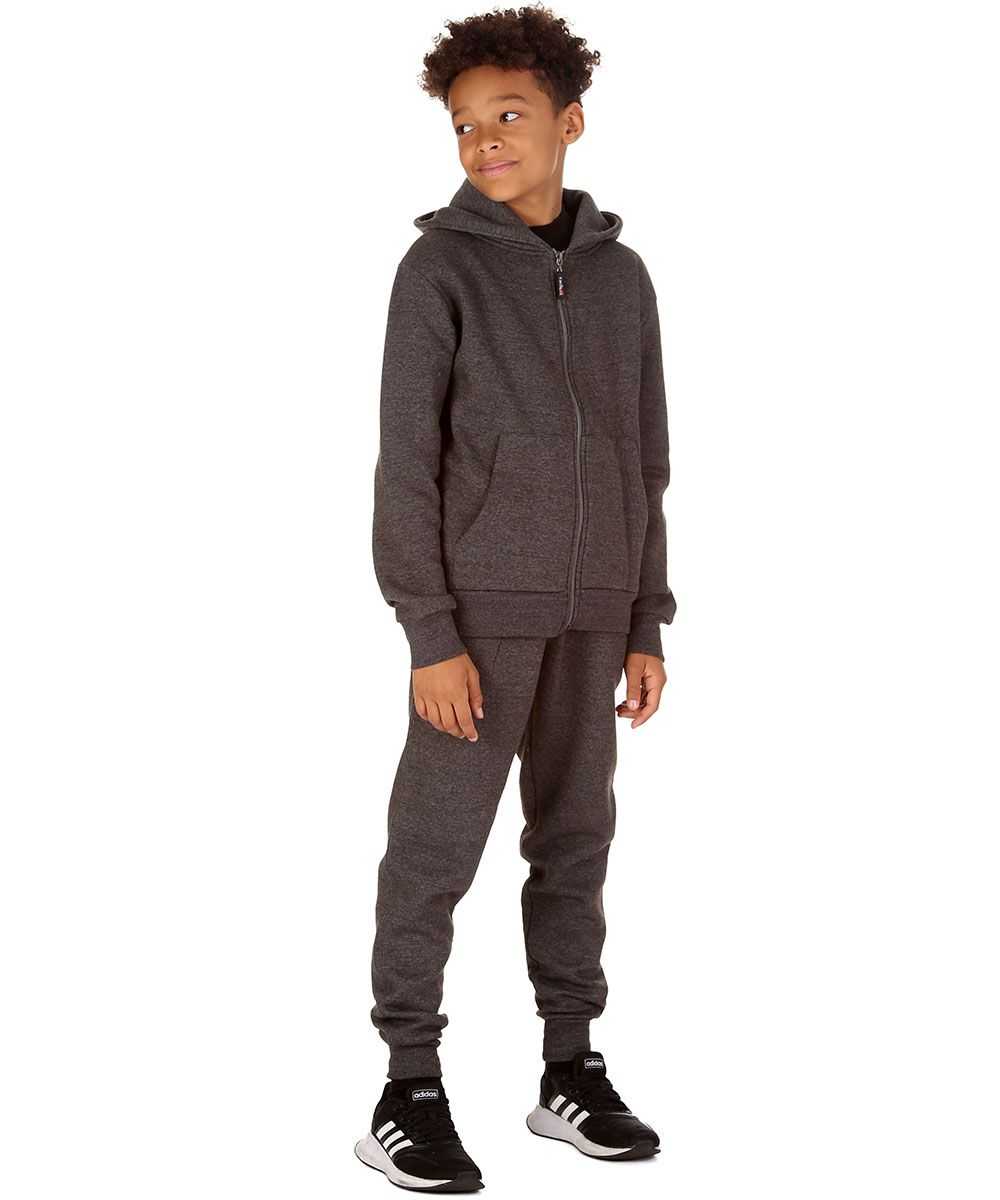 Trendy Toggs Kids Zip Up Charcoal Tracksuit