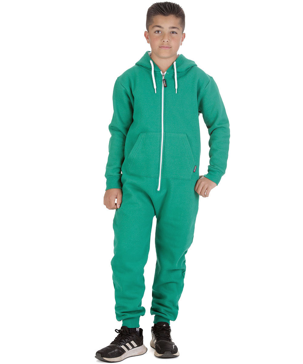 Trendy Toggs Kids Green Zip Up Onesie