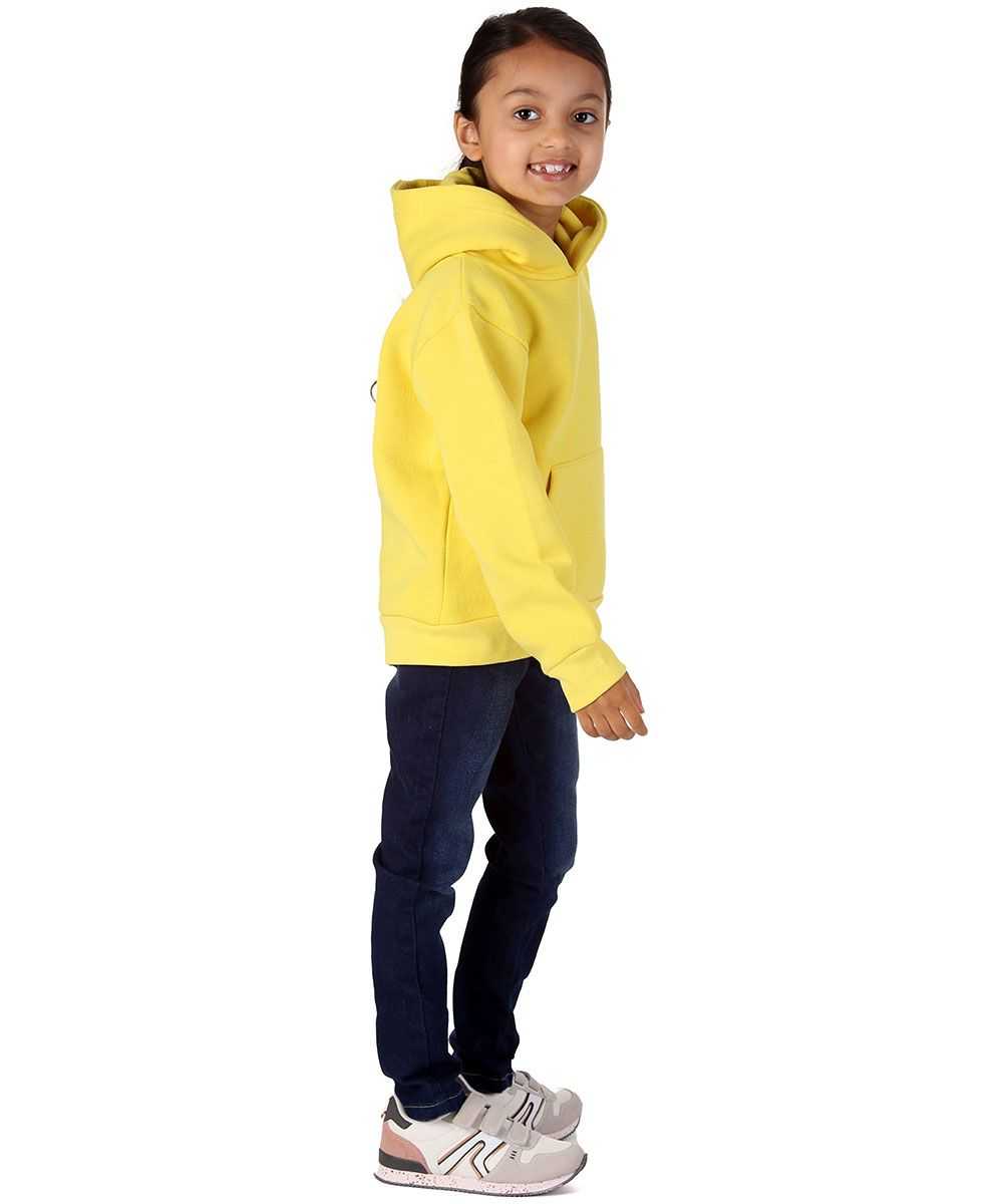 Trendy Toggs Kids Plain Overhead Yellow Hoodie