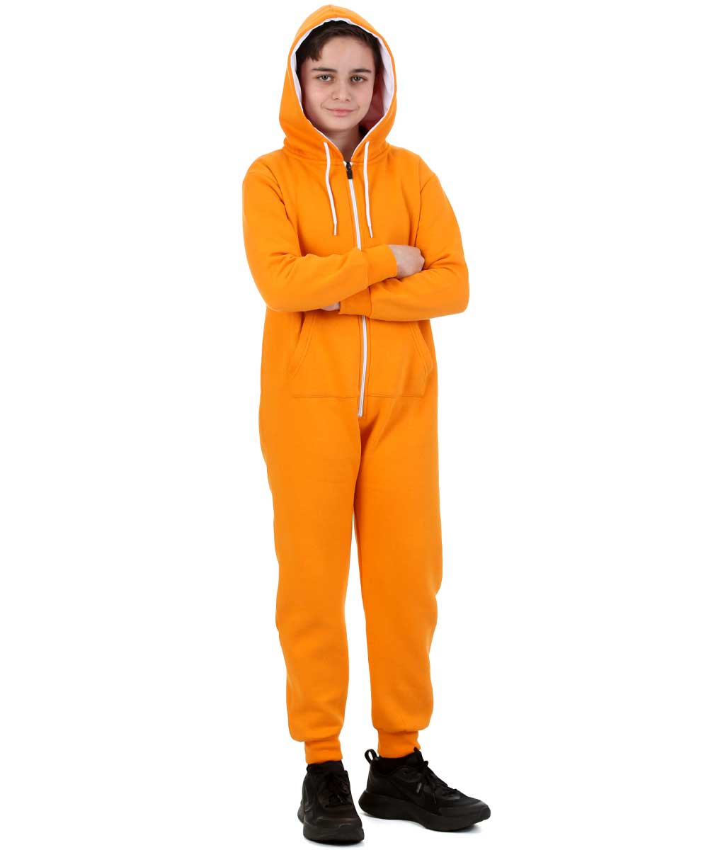 Trendy Toggs Kids Orange Zip Up Onesie