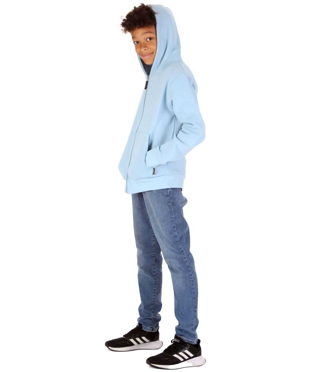 Trendy Toggs Kids Plain Denim Zip Up Hoodie