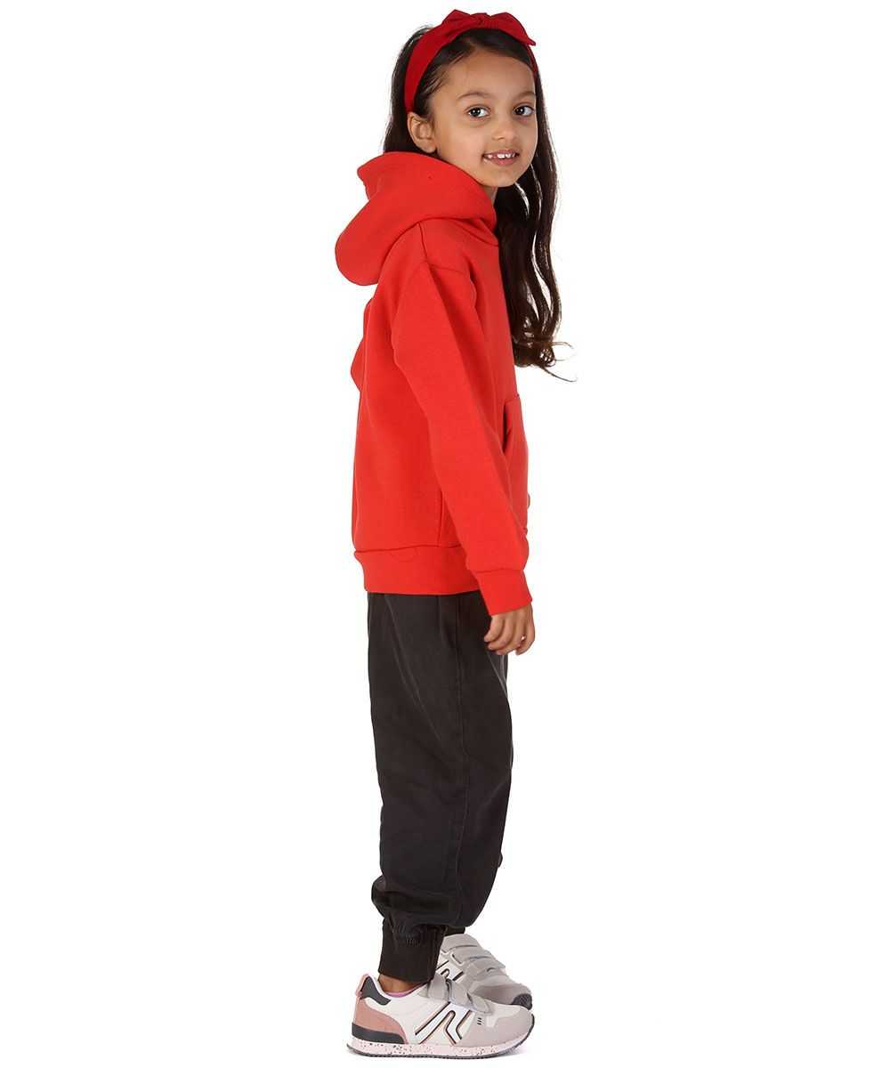 Trendy Toggs Kids Plain Overhead Red Hoodie