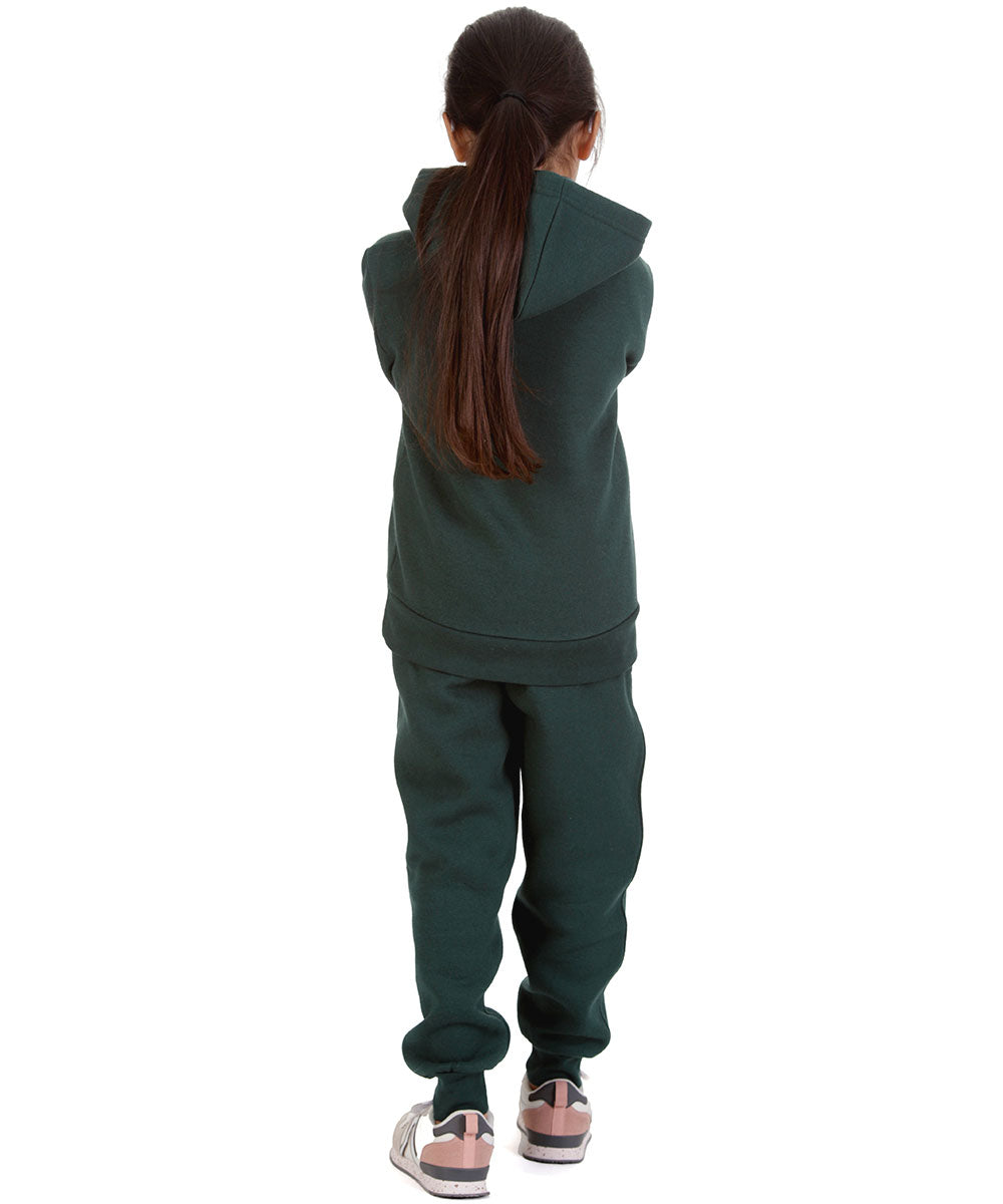 Trendy Toggs Kids Overhead Hoodie Bottle Green Tracksuit