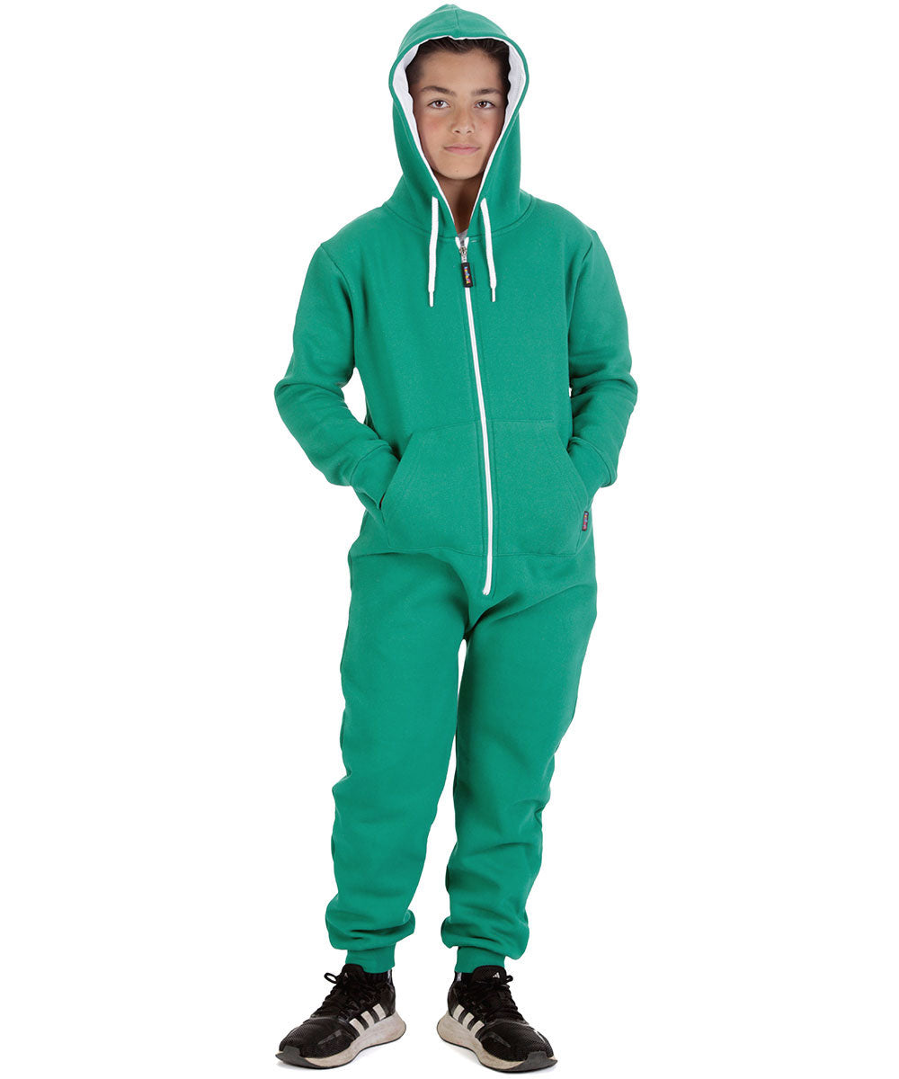 Trendy Toggs Kids Green Zip Up Onesie