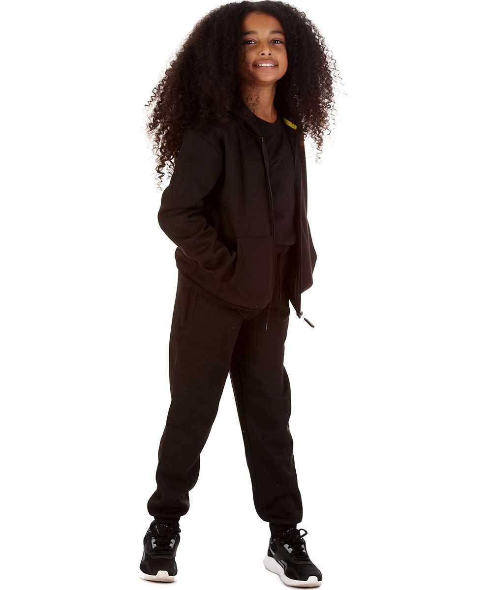 Trendy Toggs Kids Zip Up Black Tracksuit