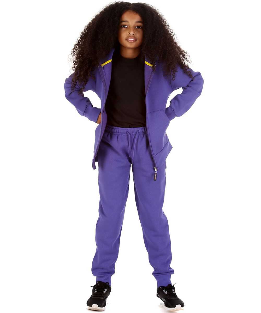 Trendy Toggs Kids Zip Up Purple Tracksuit