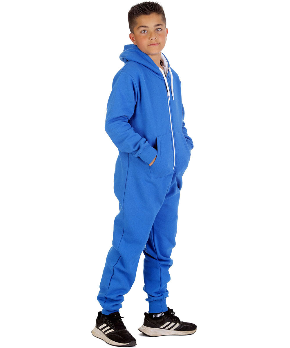 Trendy Toggs Kids Royal Blue Zip Up Onesie