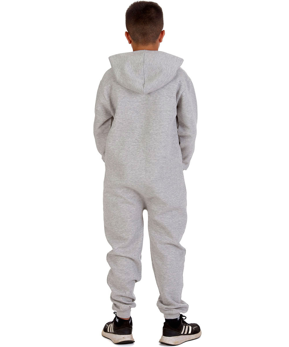 Trendy Toggs Kids Oxford Grey Zip Up Onesie