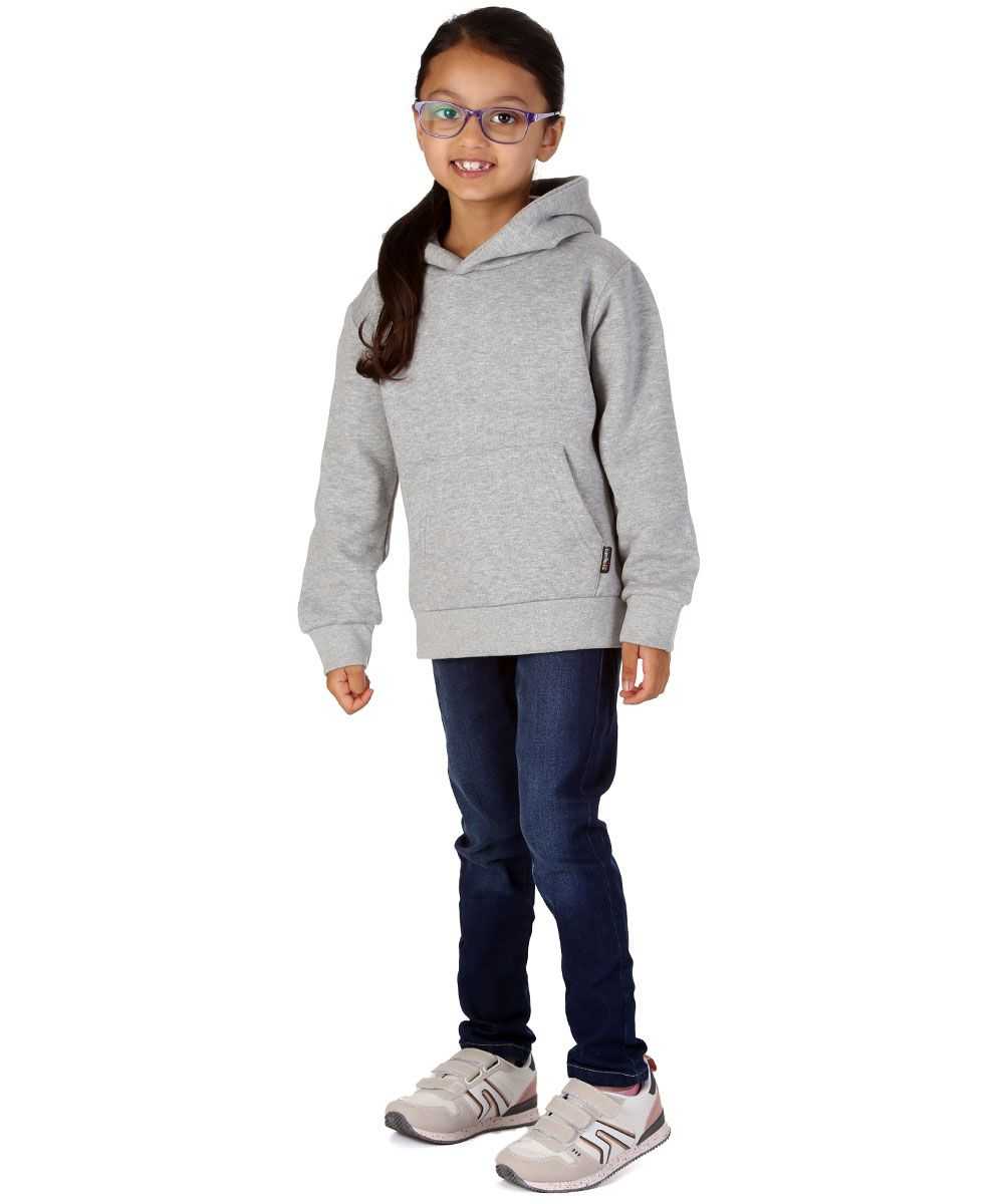 Trendy Toggs Kids Plain Overhead Oxford Grey Hoodie