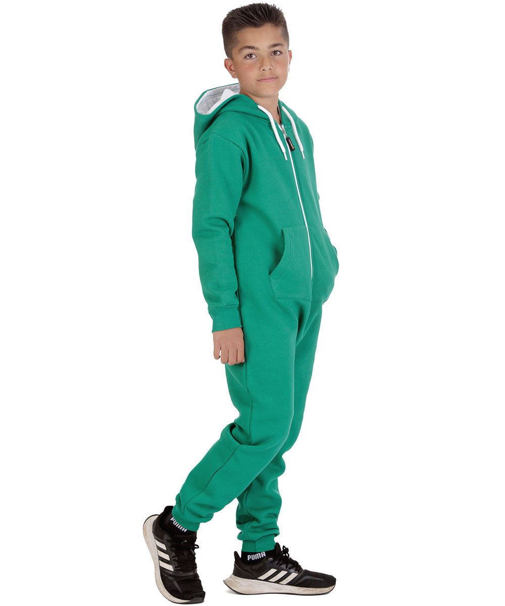 Trendy Toggs Kids Green Zip Up Onesie