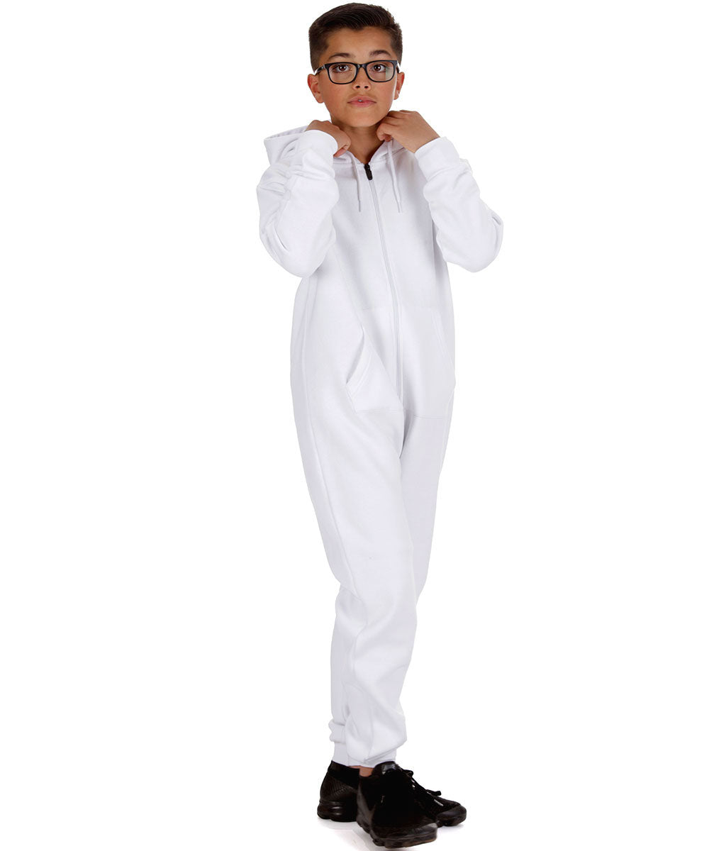 Trendy Toggs Kids White Zip Up Onesie