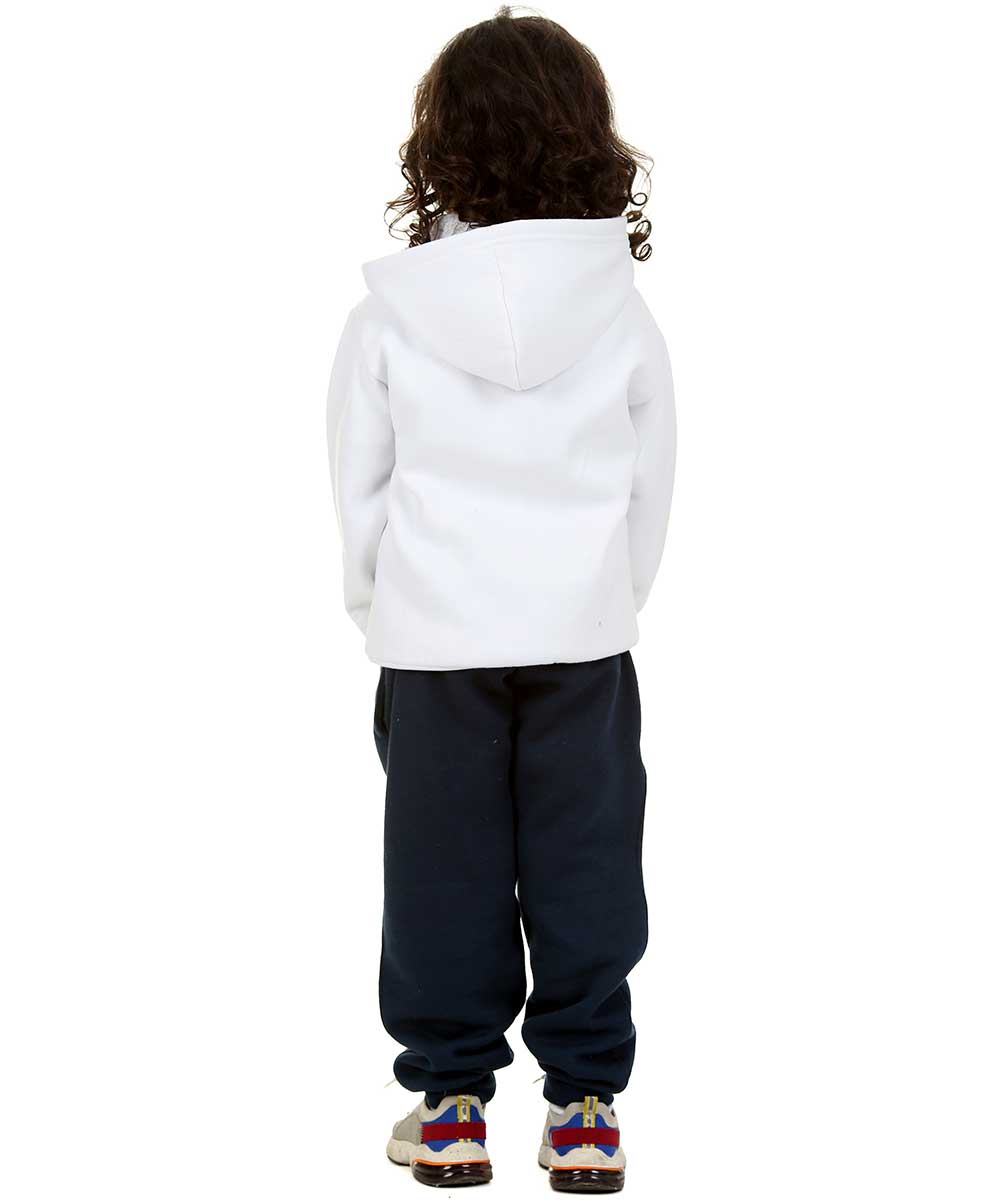 Trendy Toggs Kids Plain Overhead White Hoodie