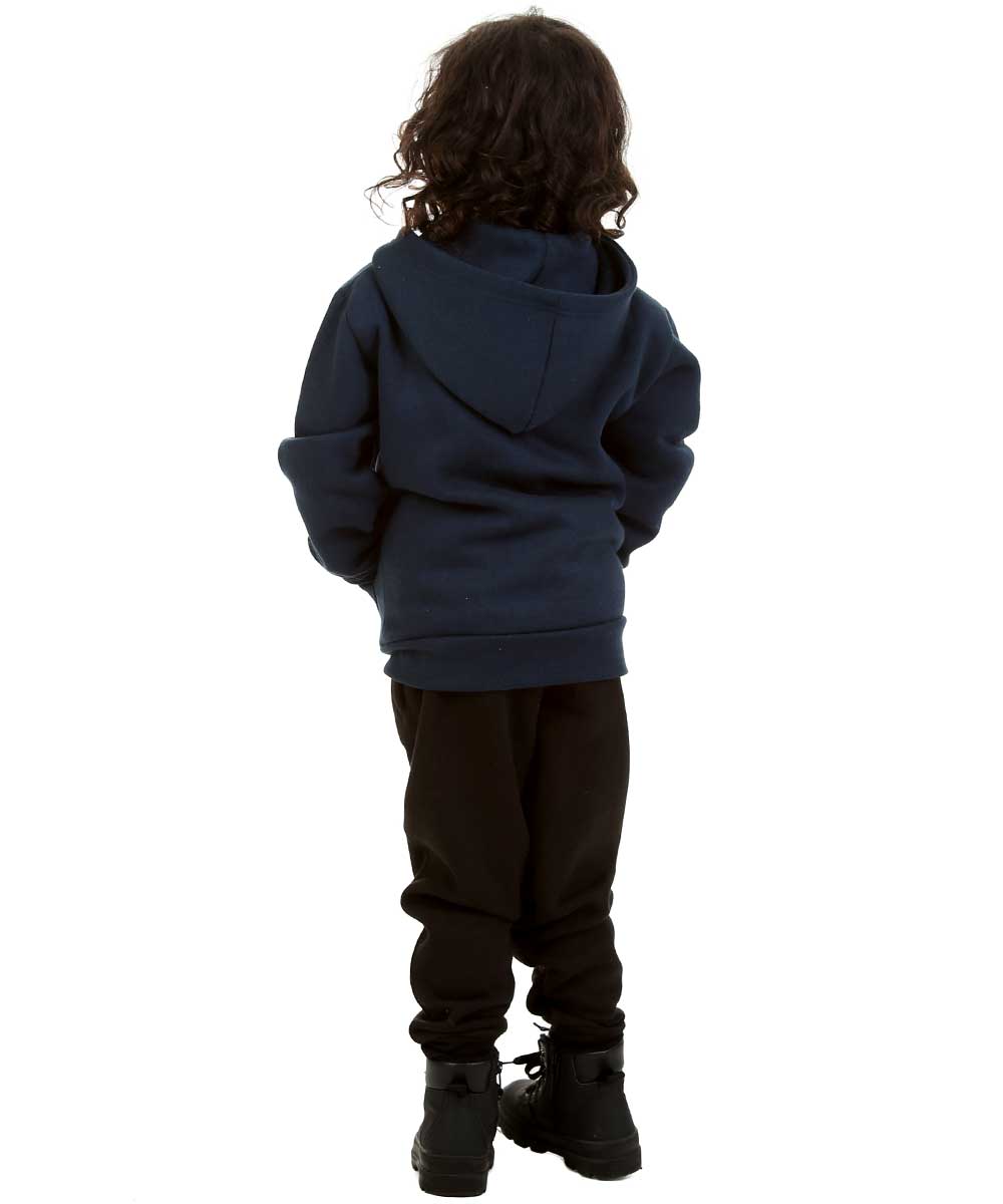 Trendy Toggs Kids Plain Navy Blue Zip Up Hoodie