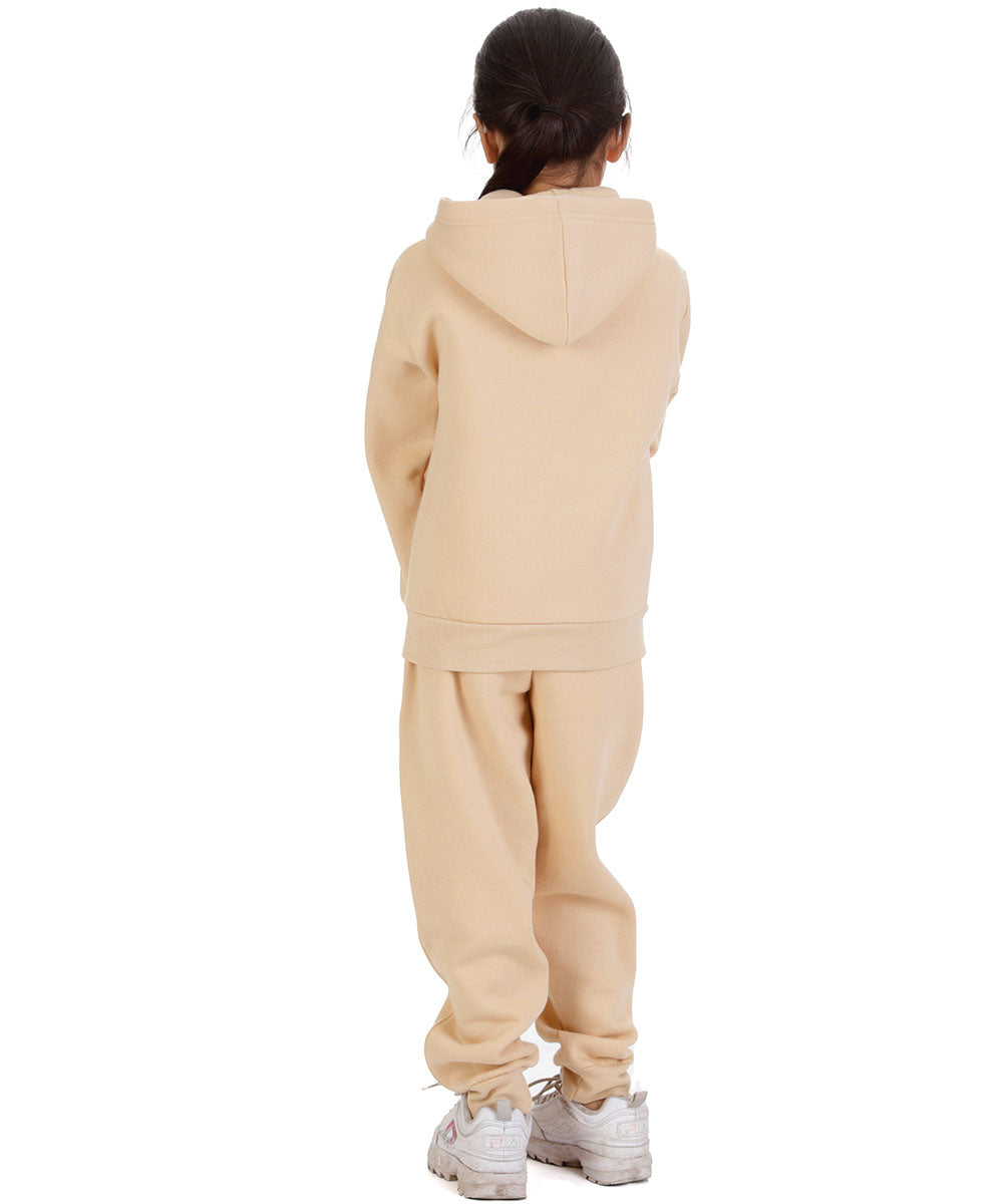 Trendy Toggs Kids Overhead Hoodie Nude Tracksuit