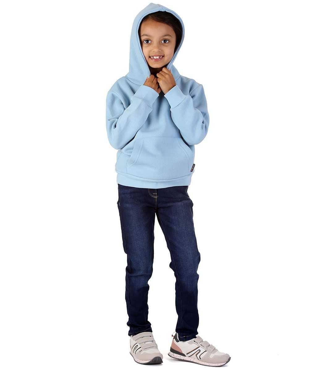 Trendy Toggs Kids Plain Overhead Denim Hoodie
