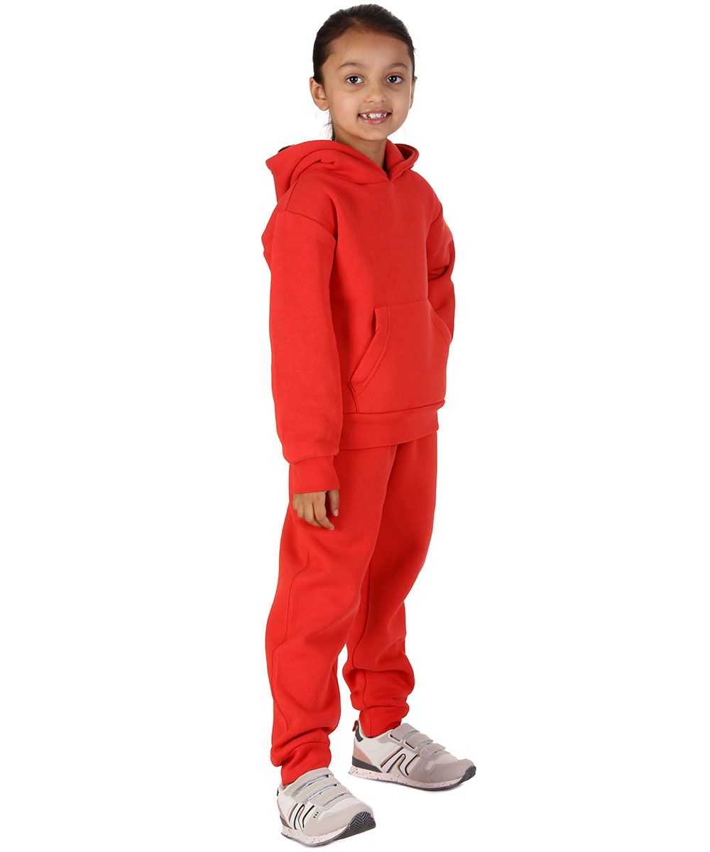 Trendy Toggs Kids Overhead Hoodie Red Tracksuit