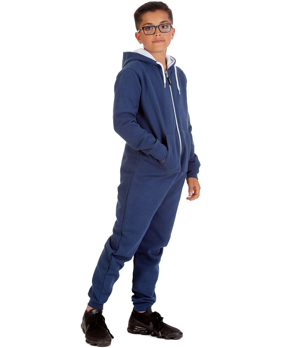 Trendy Toggs Kids Navy Blue Zip Up Onesie