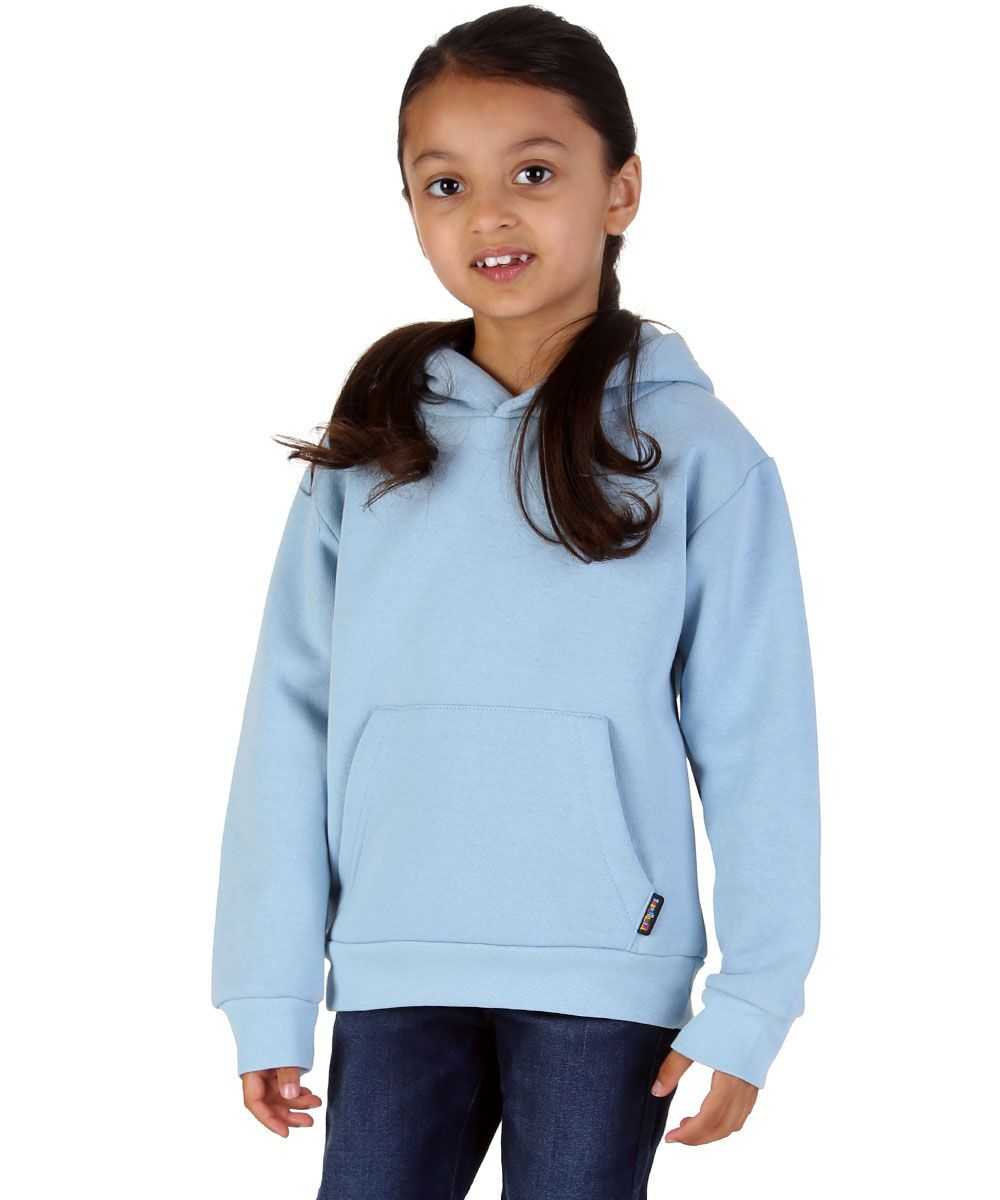 Trendy Toggs Kids Plain Overhead Denim Hoodie