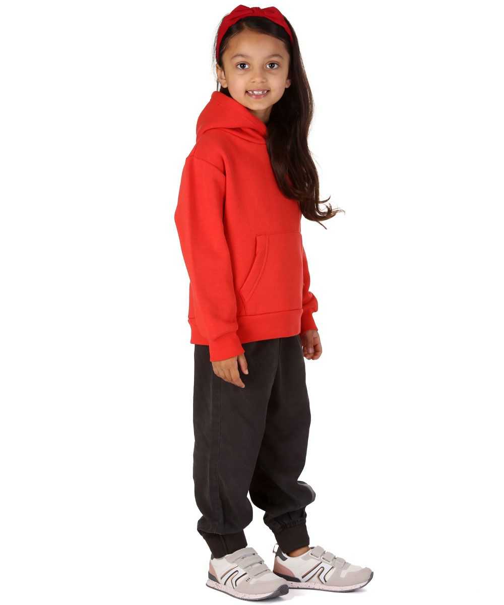 Trendy Toggs Kids Plain Overhead Red Hoodie