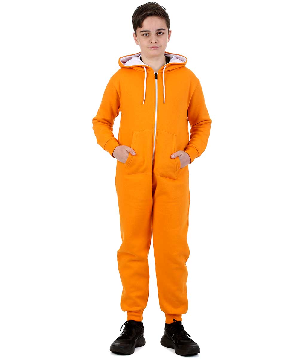 Trendy Toggs Kids Orange Zip Up Onesie